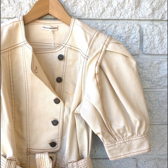 Ulla Johnson Carmine Playsuit Blanc - Size 6 - Picture 6 of 11